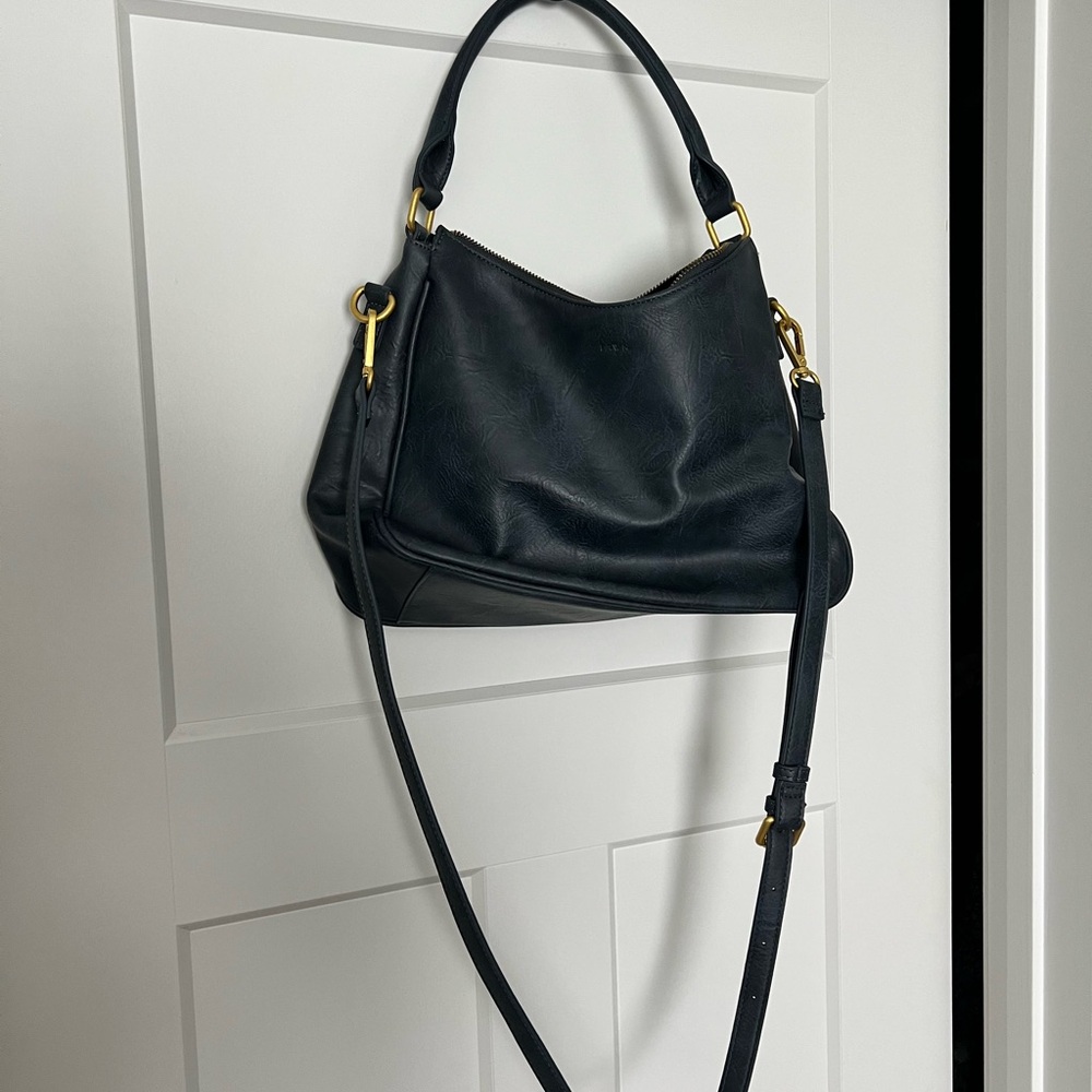 Fawn Design Blue Leather Bag
